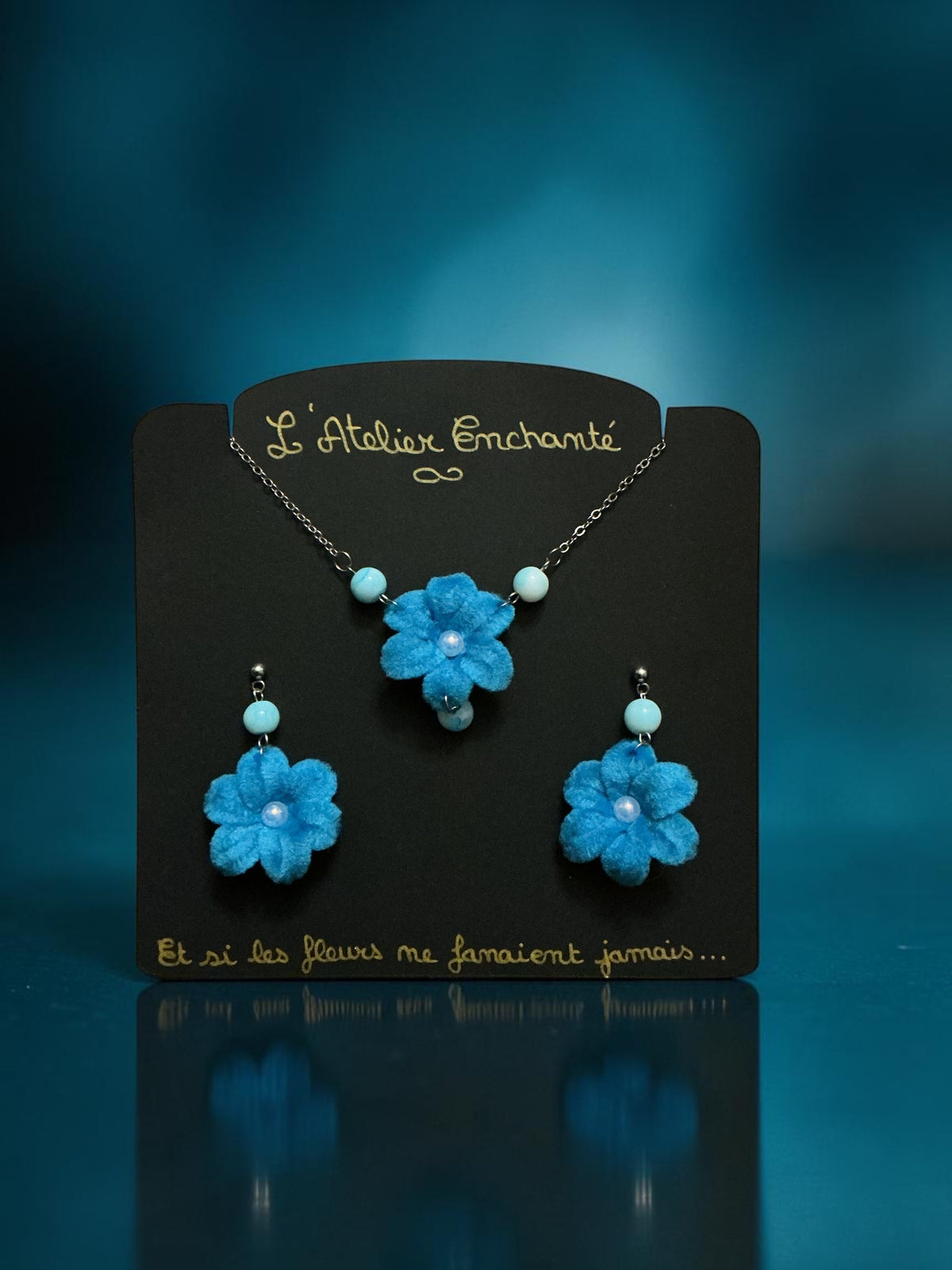 Parure Solo Bleu Vif 🦋