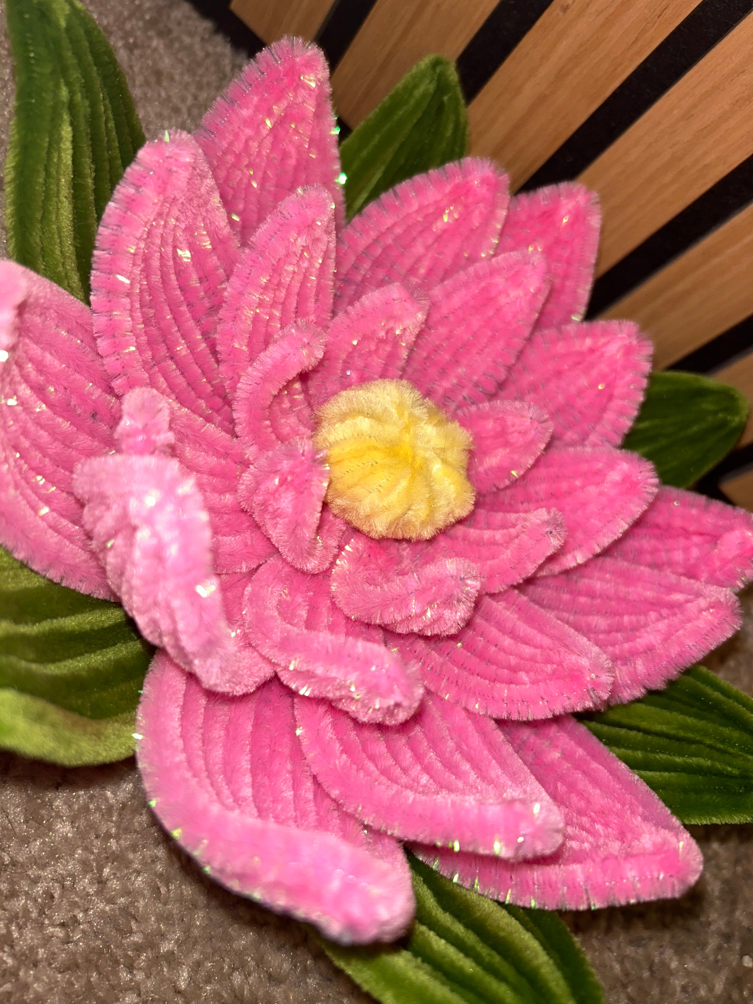 Lotus rose Paillette Iris