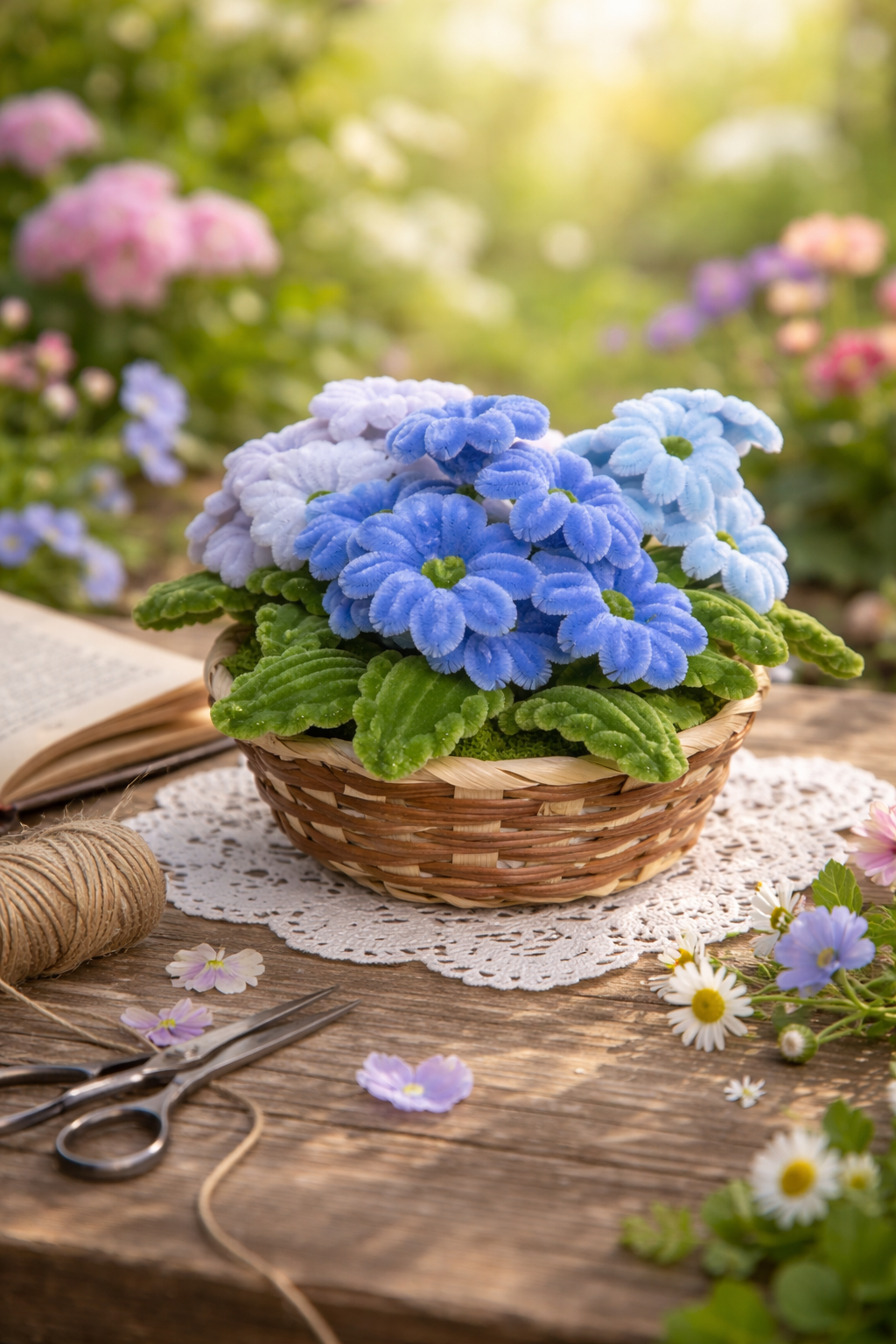 Panier de Douceur Bleutée Éternelle 💙