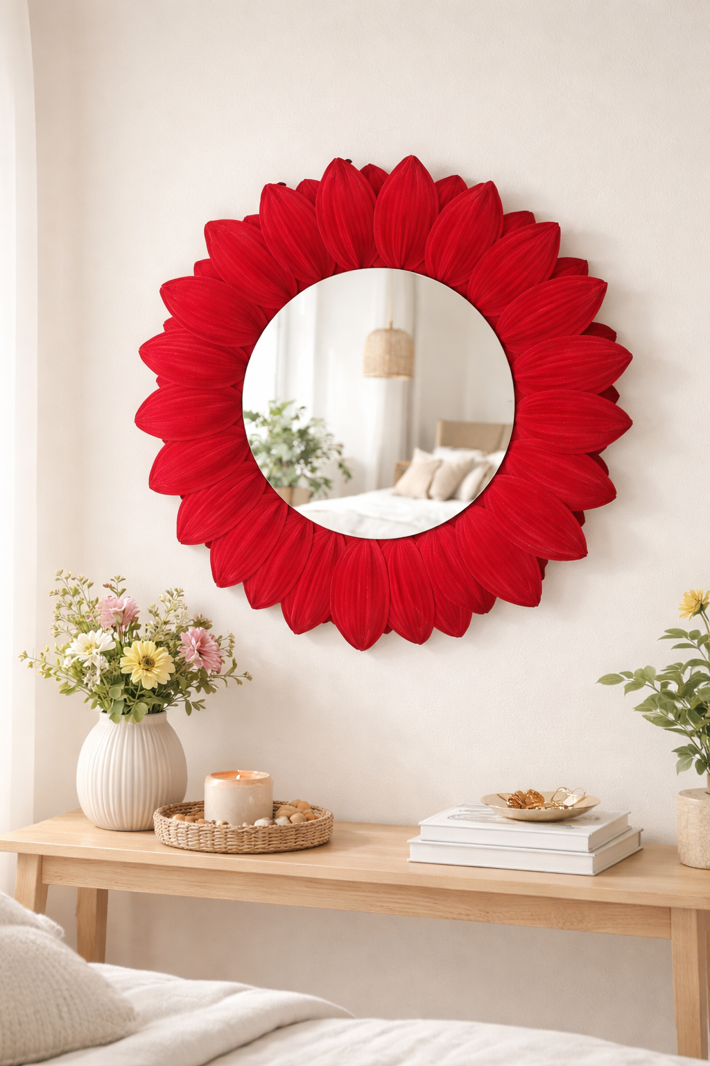 🌸 Miroir floral – Reflet de poésie 🌸