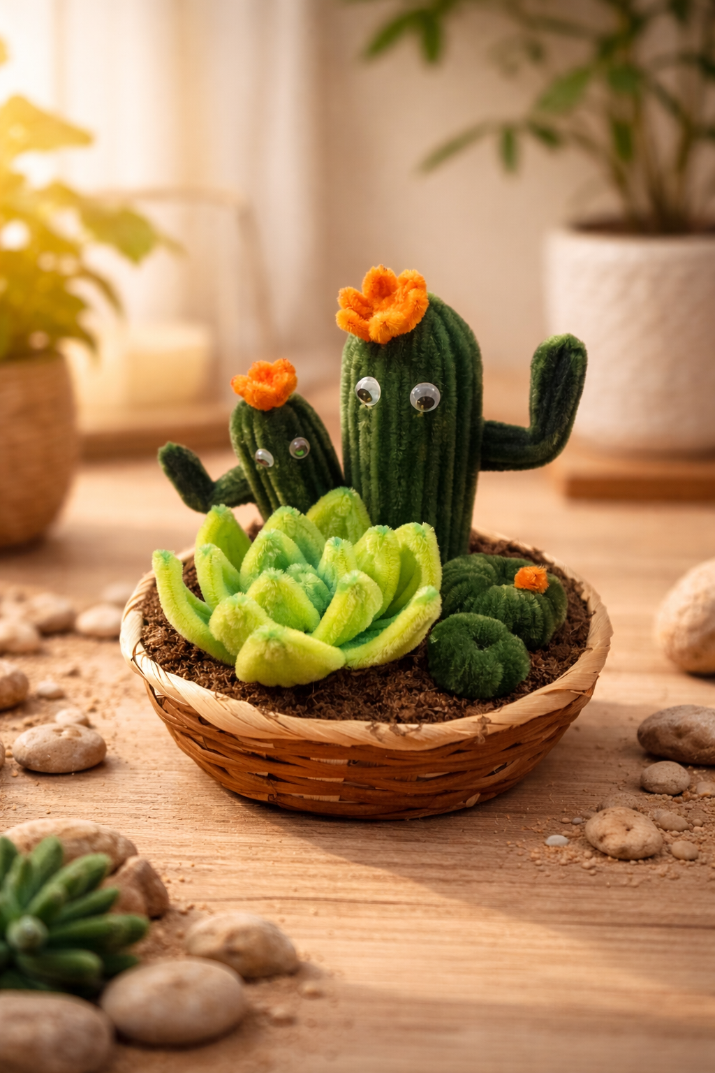 Composition cactus et succulente