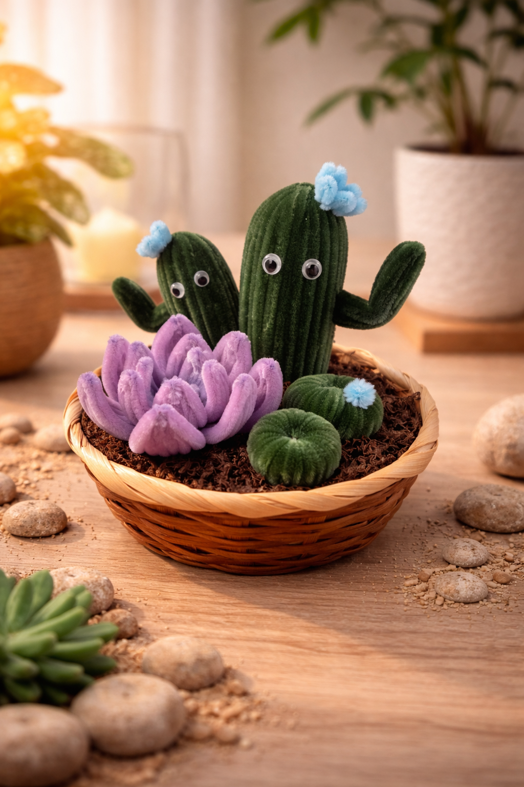 Composition cactus et succulente