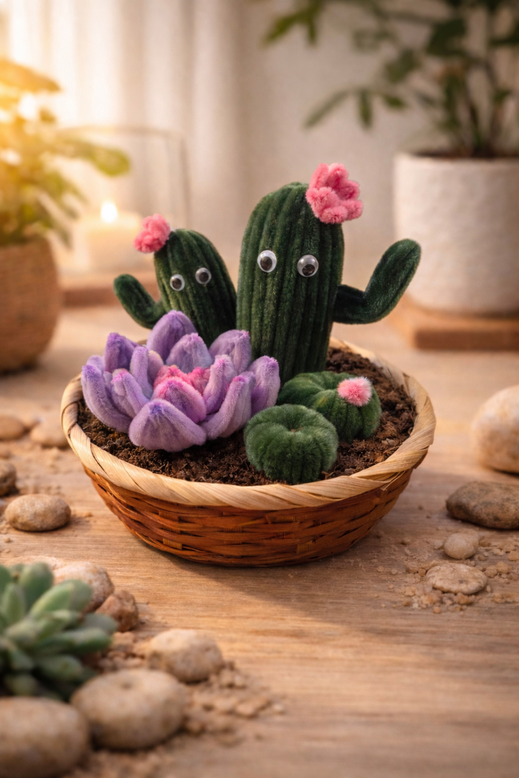 Composition cactus et succulentes