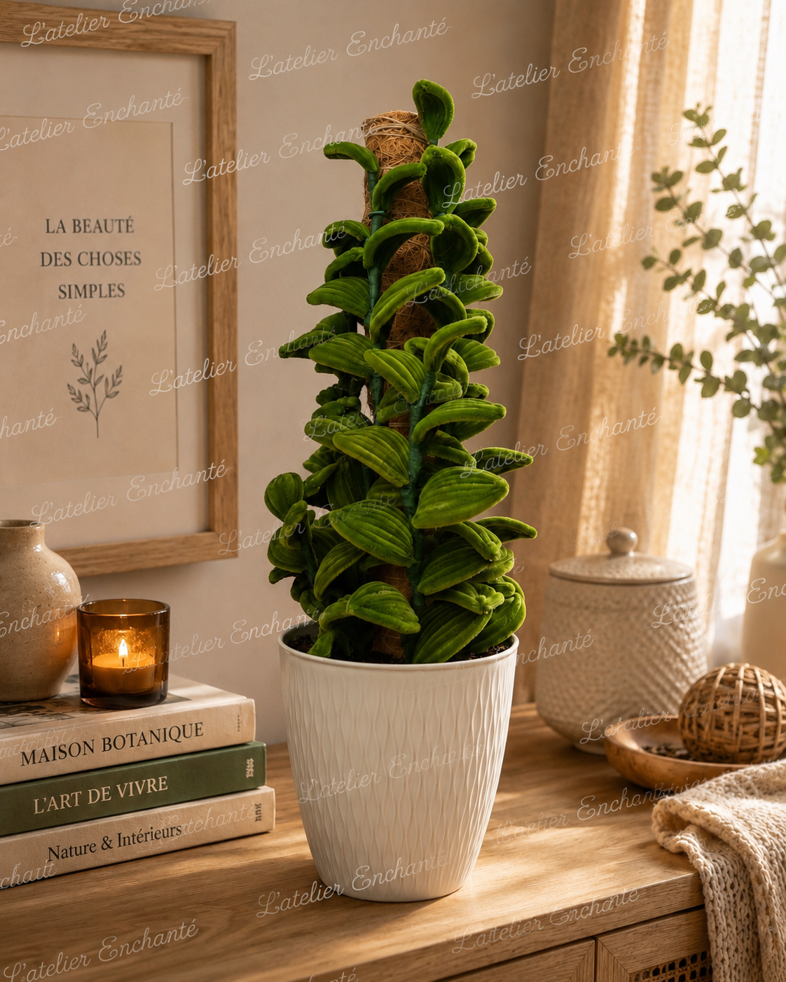 Grand Pothos sur tuteur 🪴