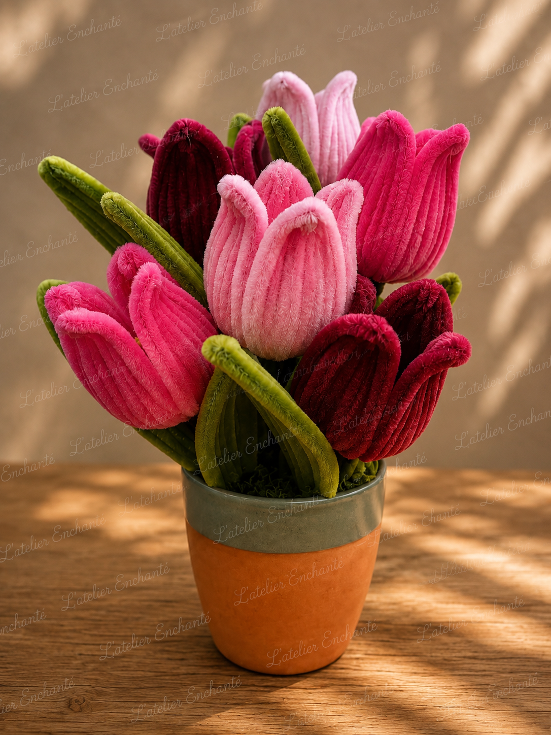Pot de tulipes terre cuite 1