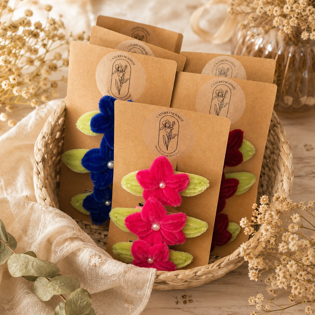 Barrettes à cheveux 🌷( plusieurs coloris)