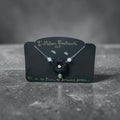 Collier noir 1 fleur