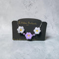 Collier bleu Islande 3 fleurs