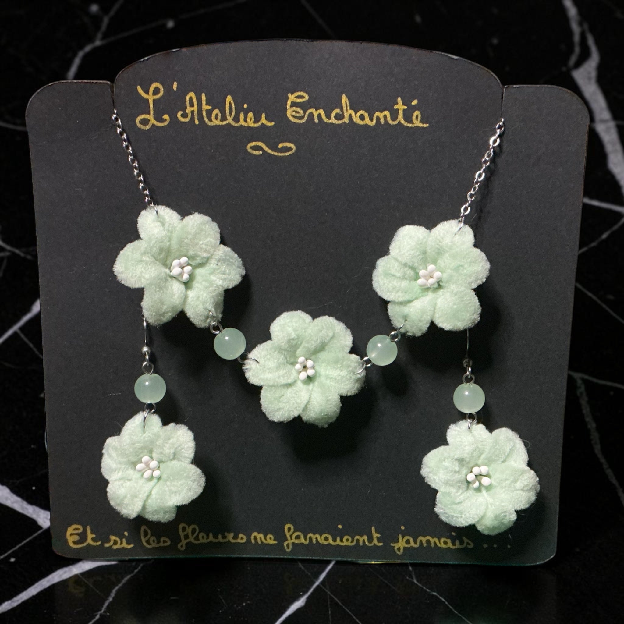 Parure vert d’eau 🪴🌟