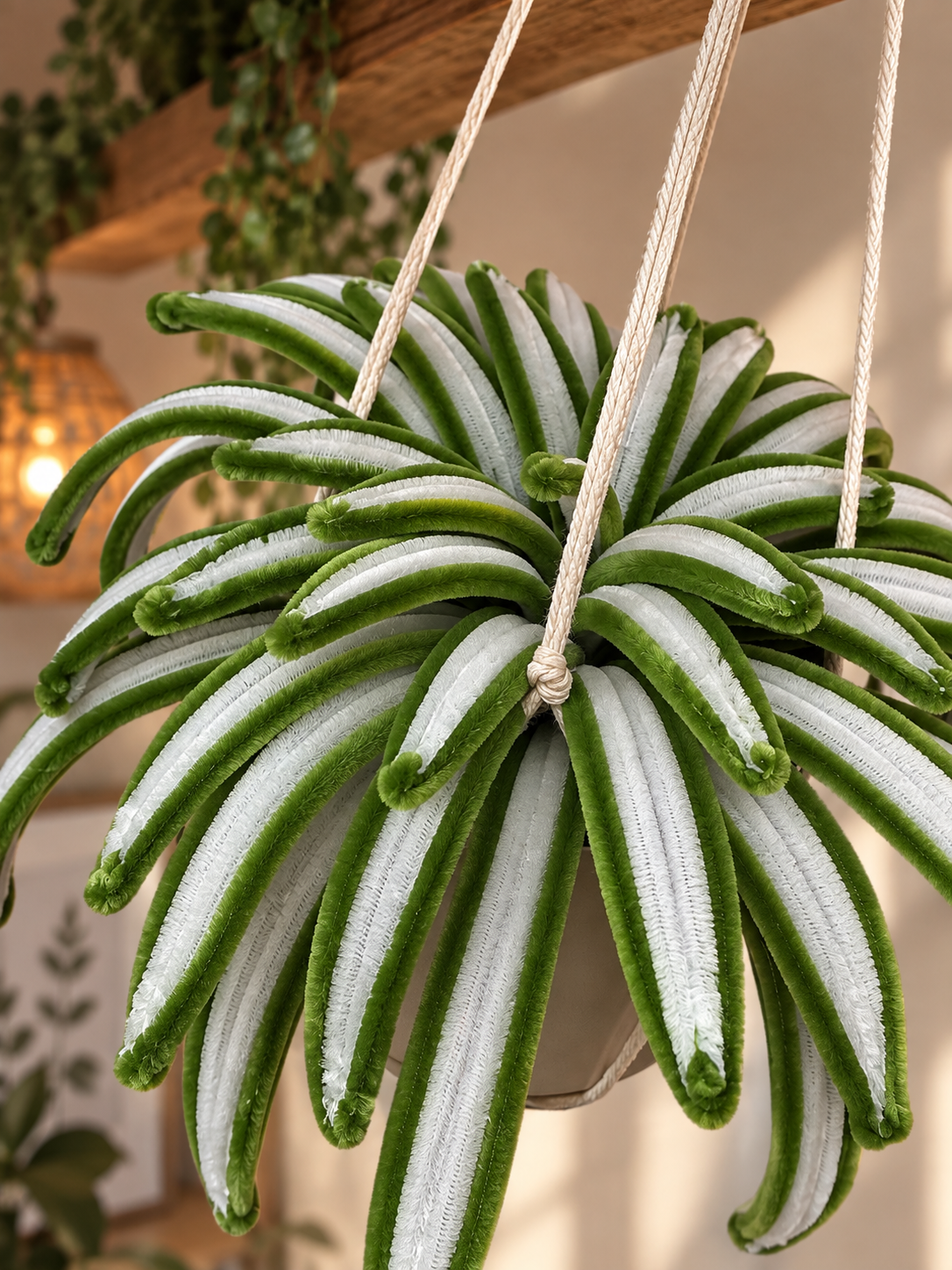 Plante chlorophytum retombante