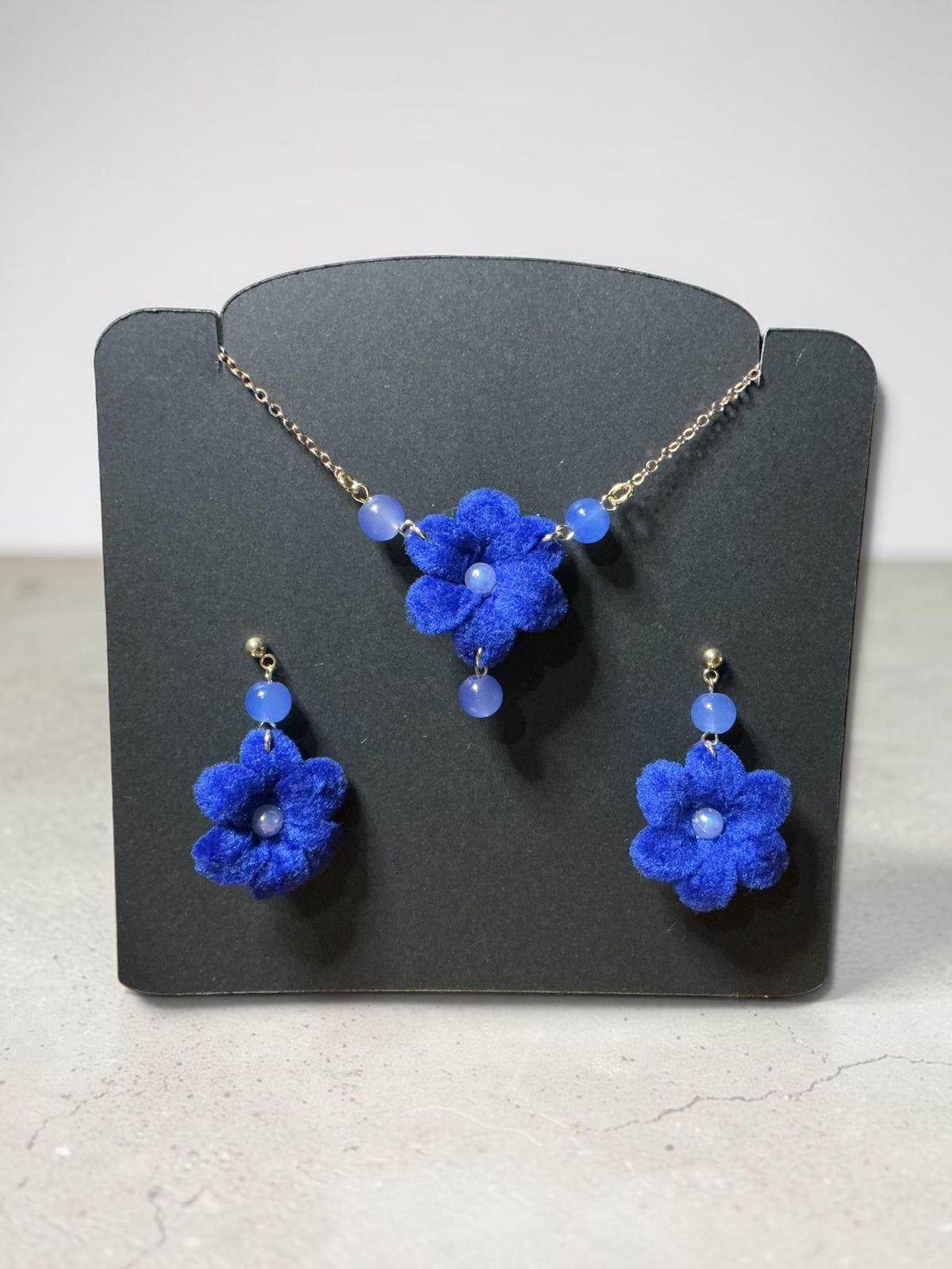 Parure Solo bleu nuit