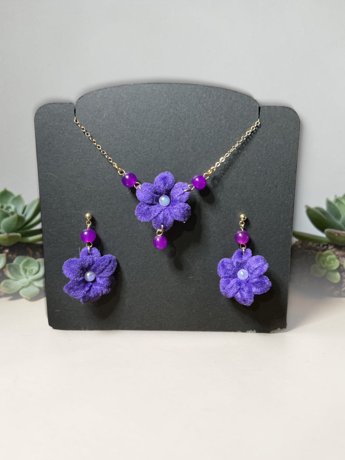Parure Solo Violet