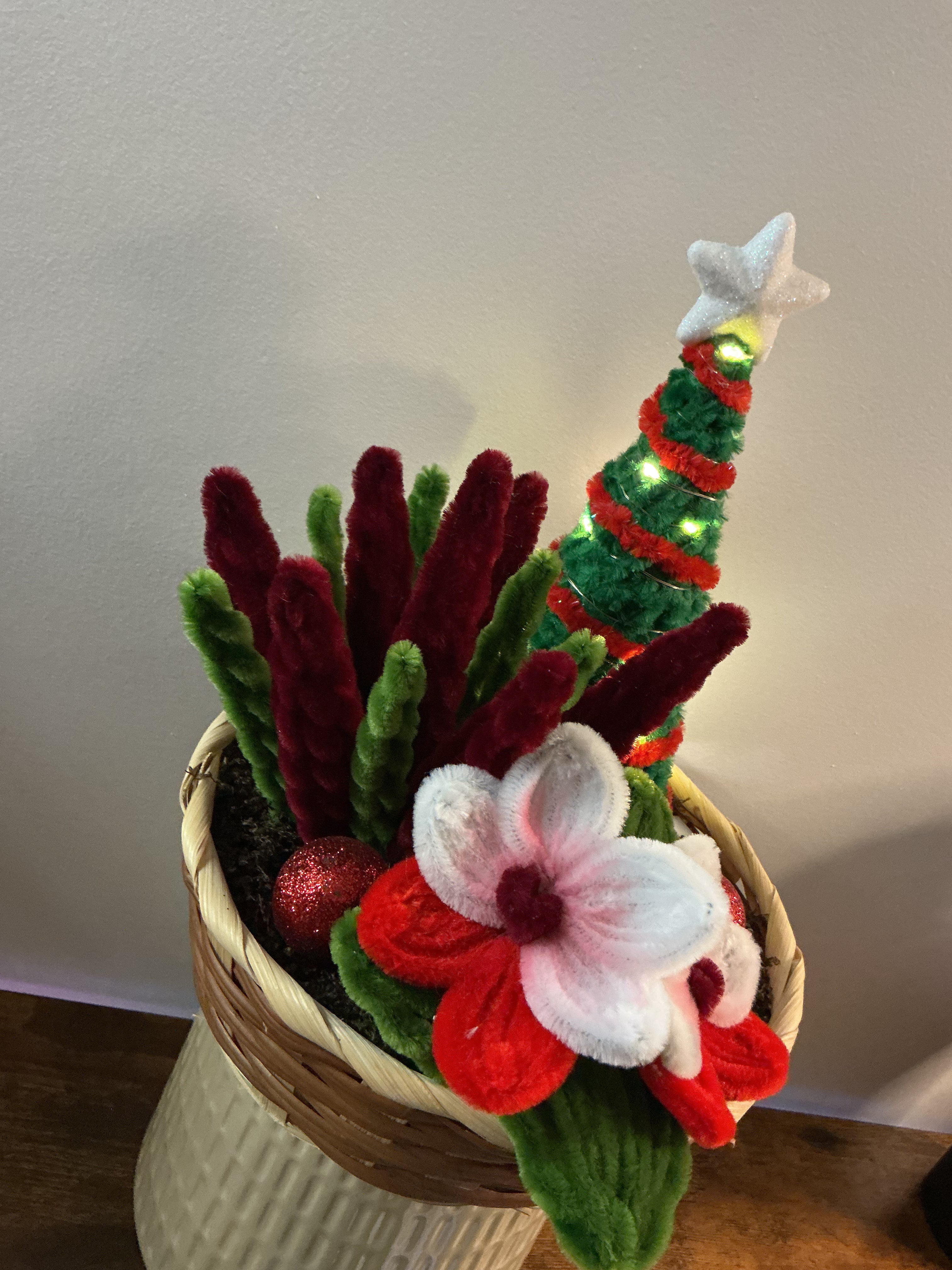 Panier de Noël rouge 🎄🌟