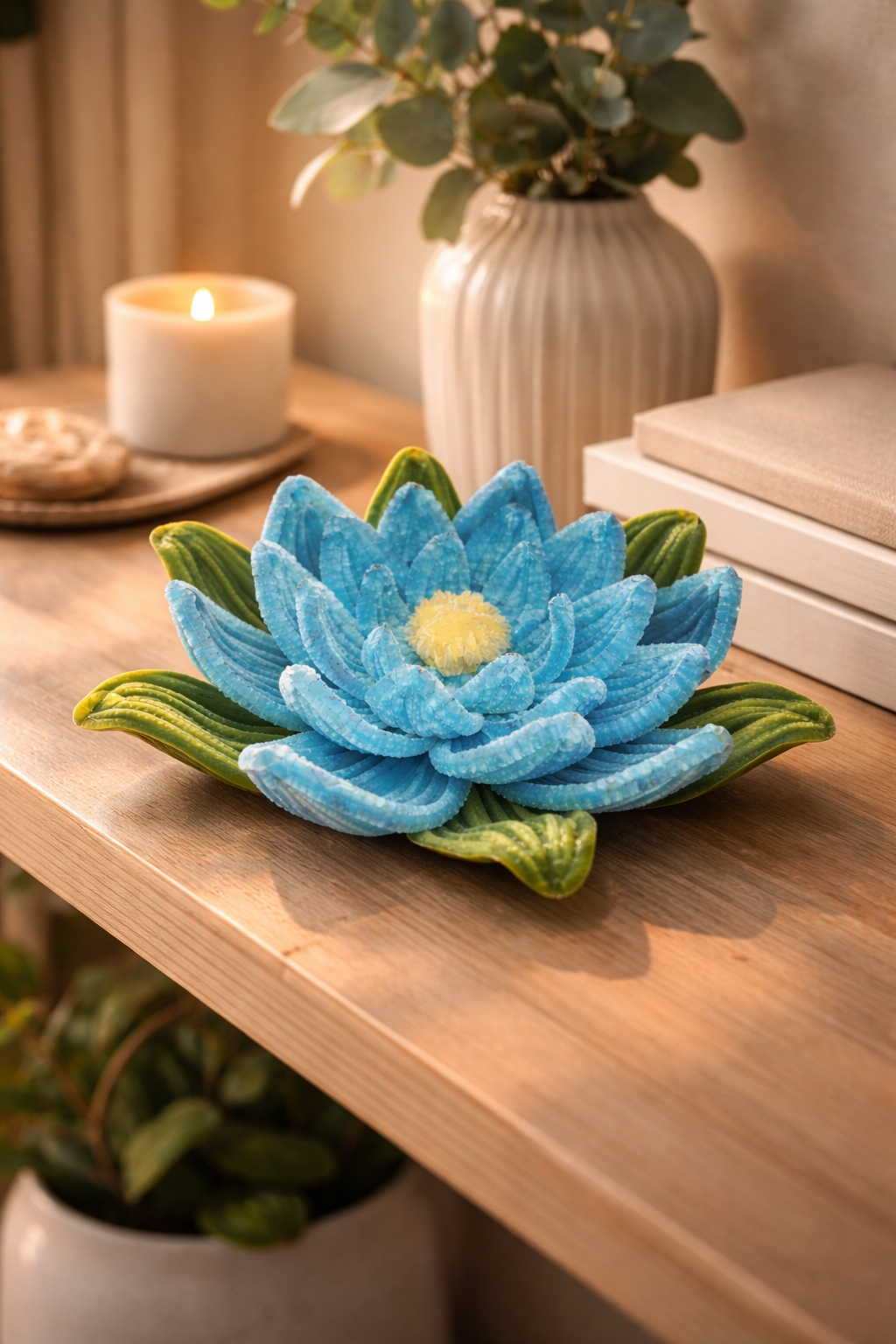 Lotus bleu Paillette Iris