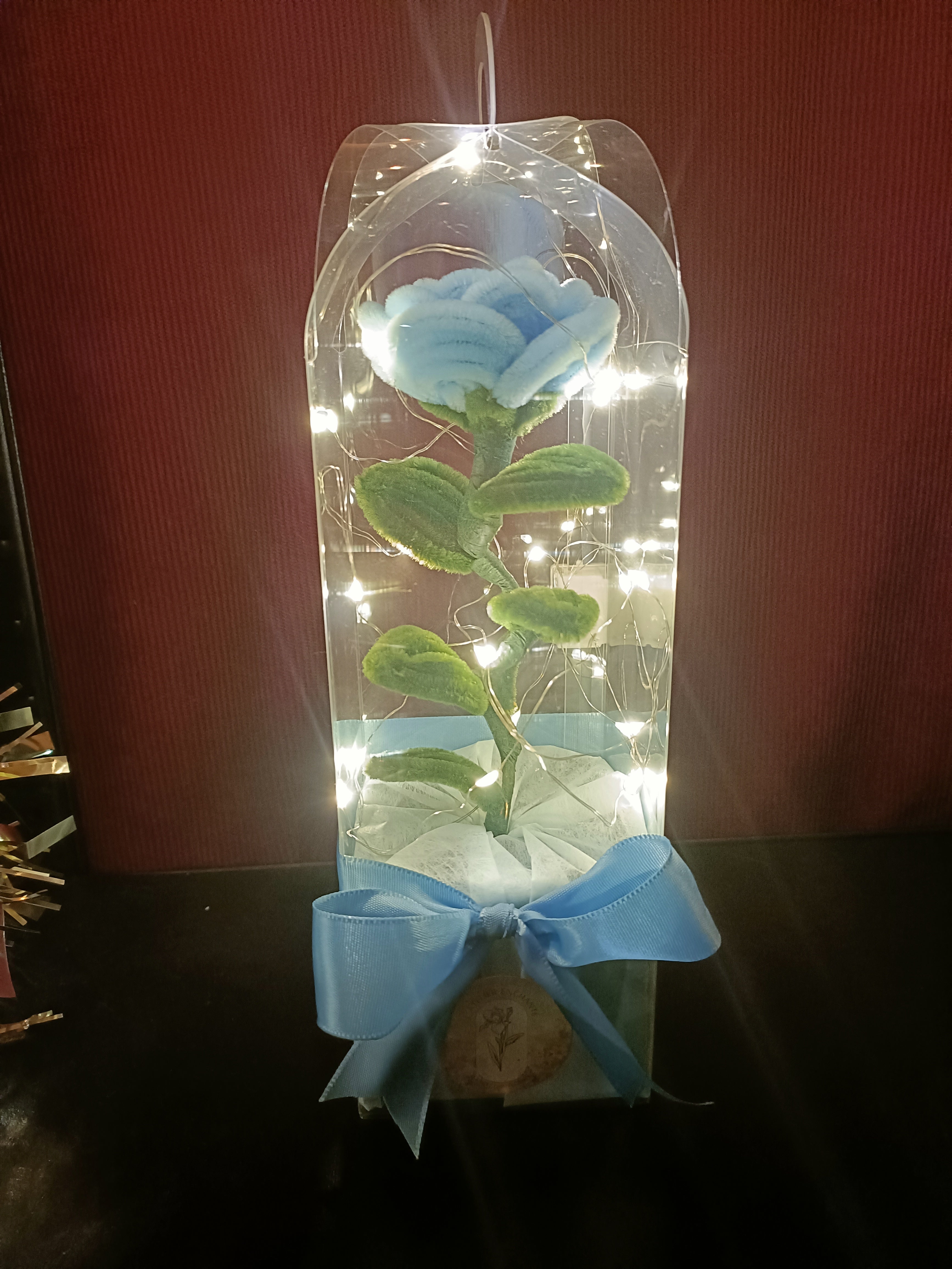 Rose éternelle bleu clair