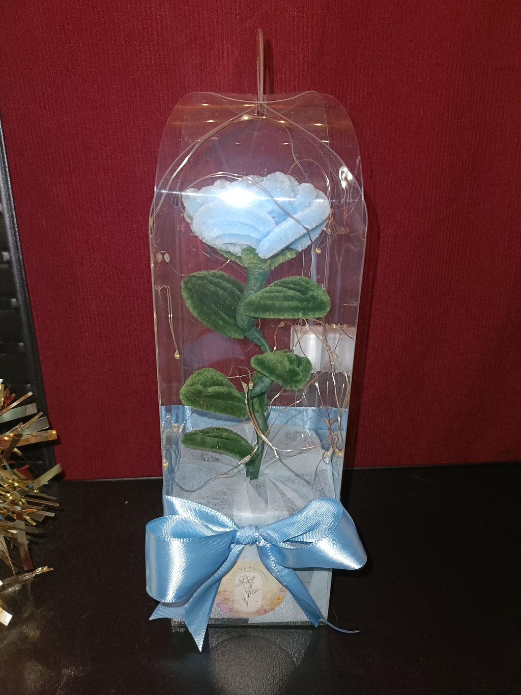 Rose éternelle bleu clair